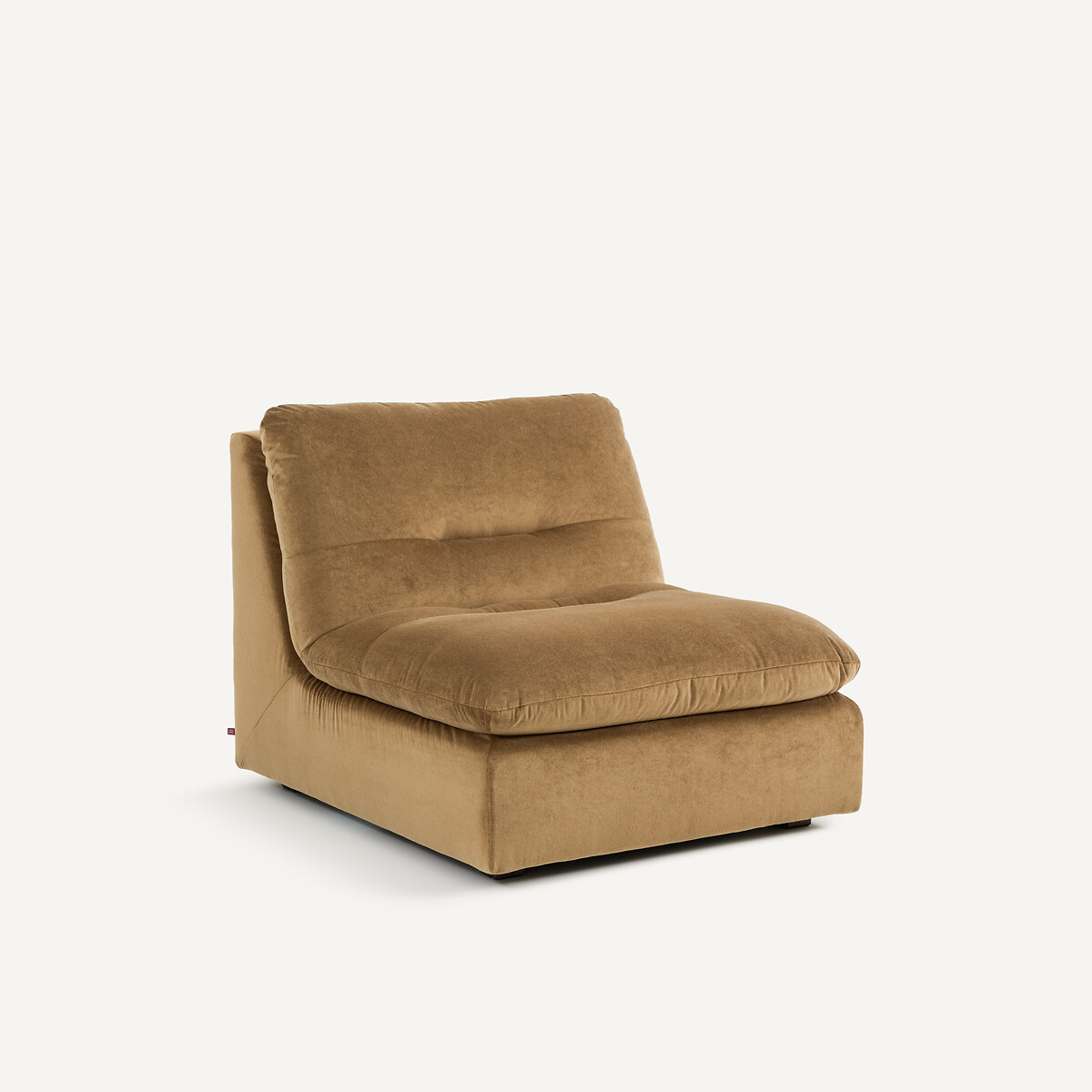 Chauffeuse modulable en velours de lin, GIULIANO caramel, AM.PM