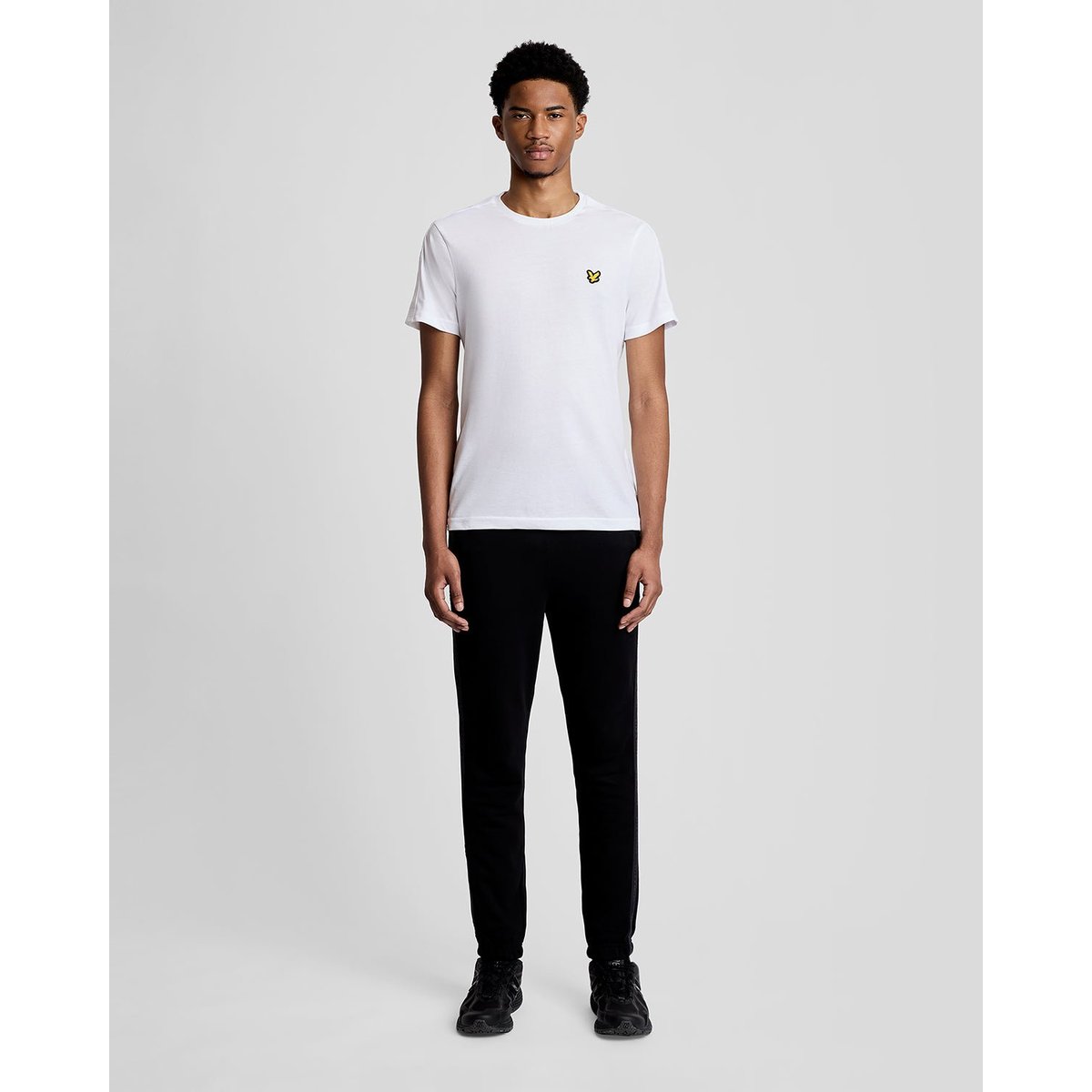 T-shirt Sports jacquard blanc, LYLE & SCOTT