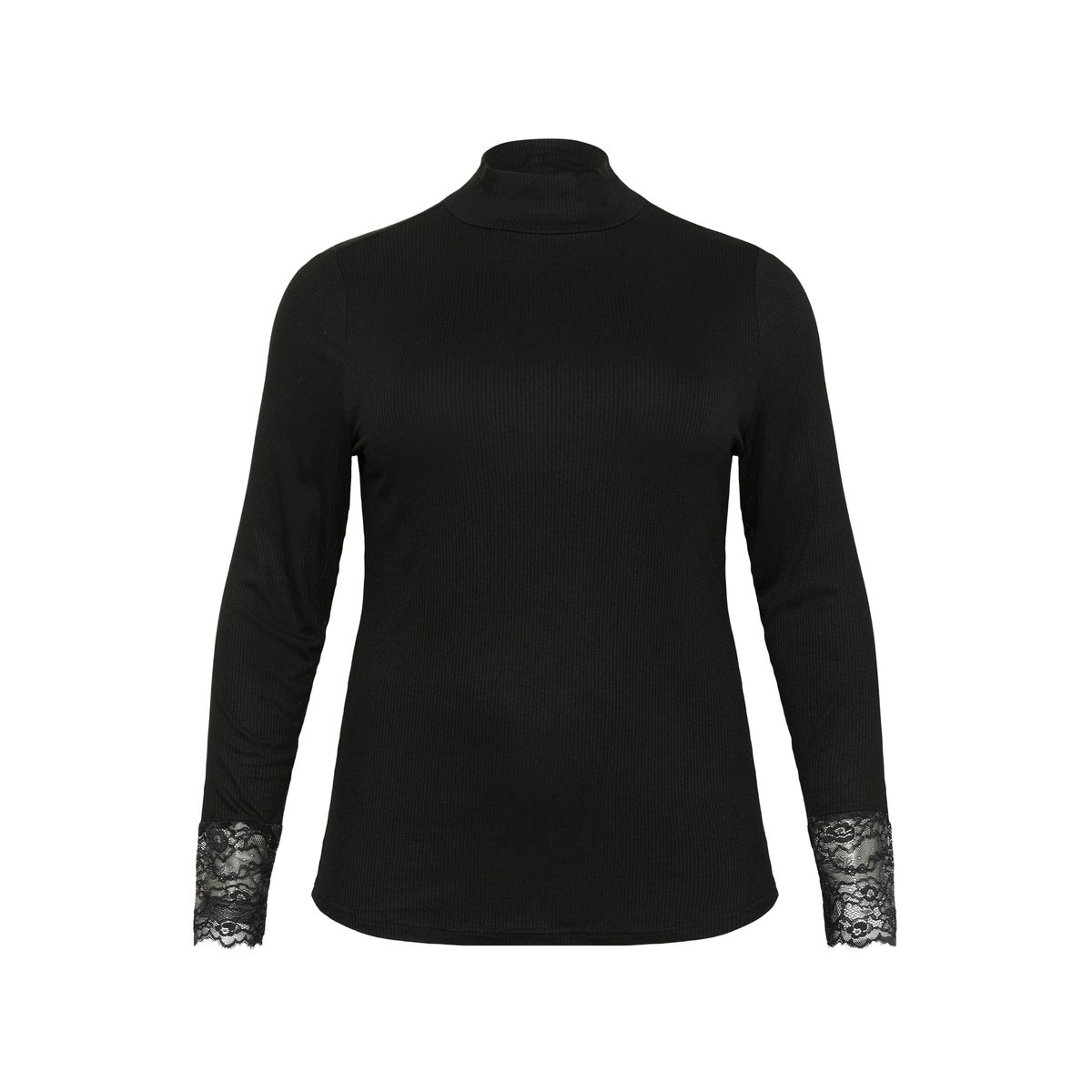 T-shirt noir black deep, KAFFE CURVE