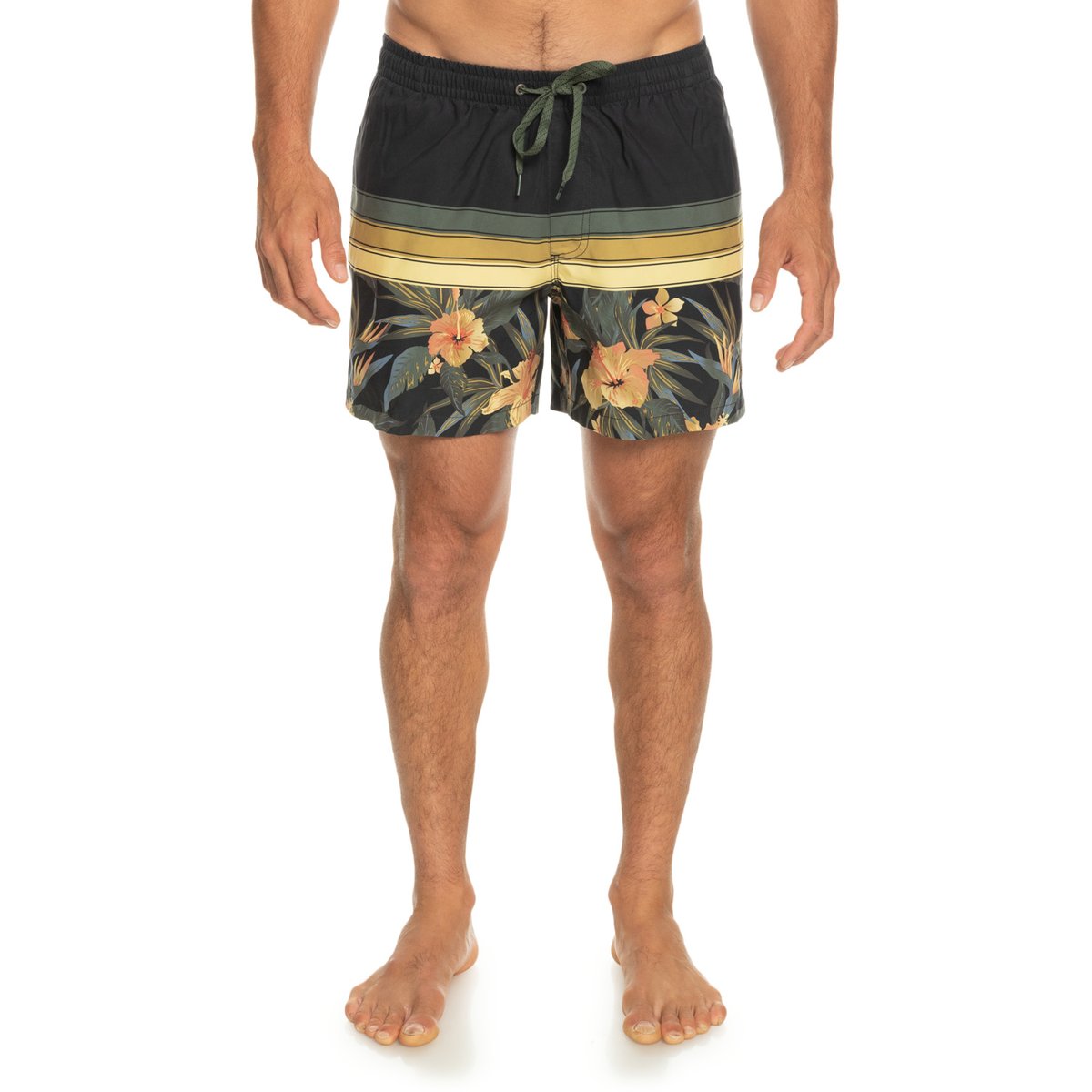 Short de bain SPORT FLORAL 15" noir black, QUIKSILVER