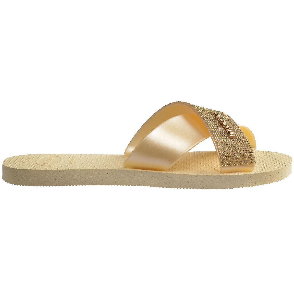 Muli incrociati AQUA GLOW oro bianco, HAVAIANAS