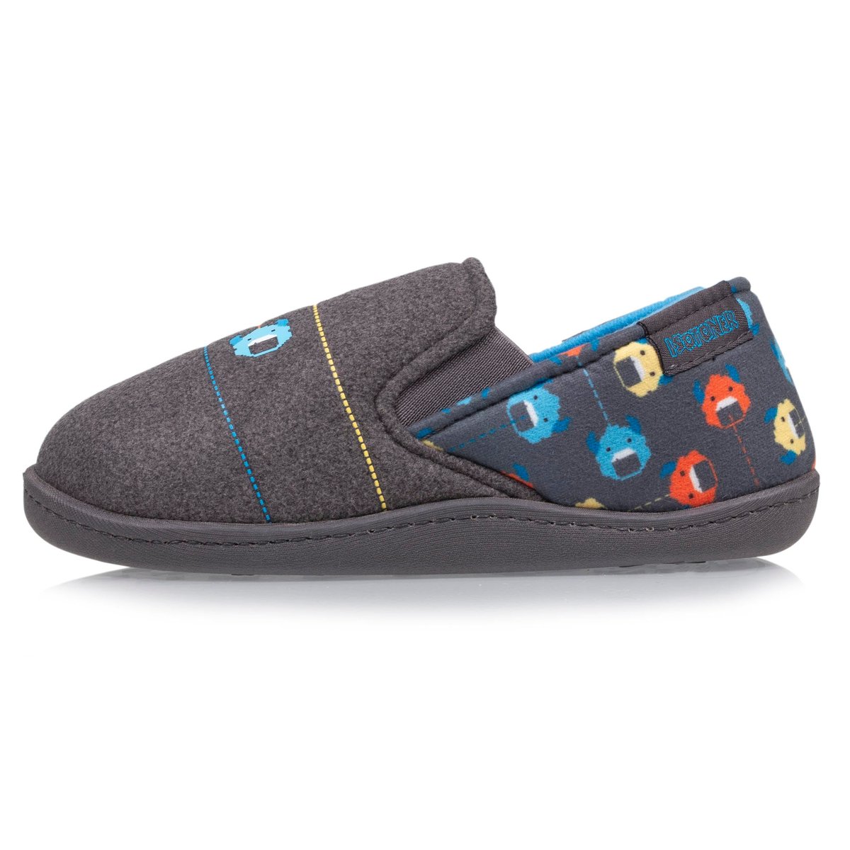Chaussons Mocassins gris, ISOTONER