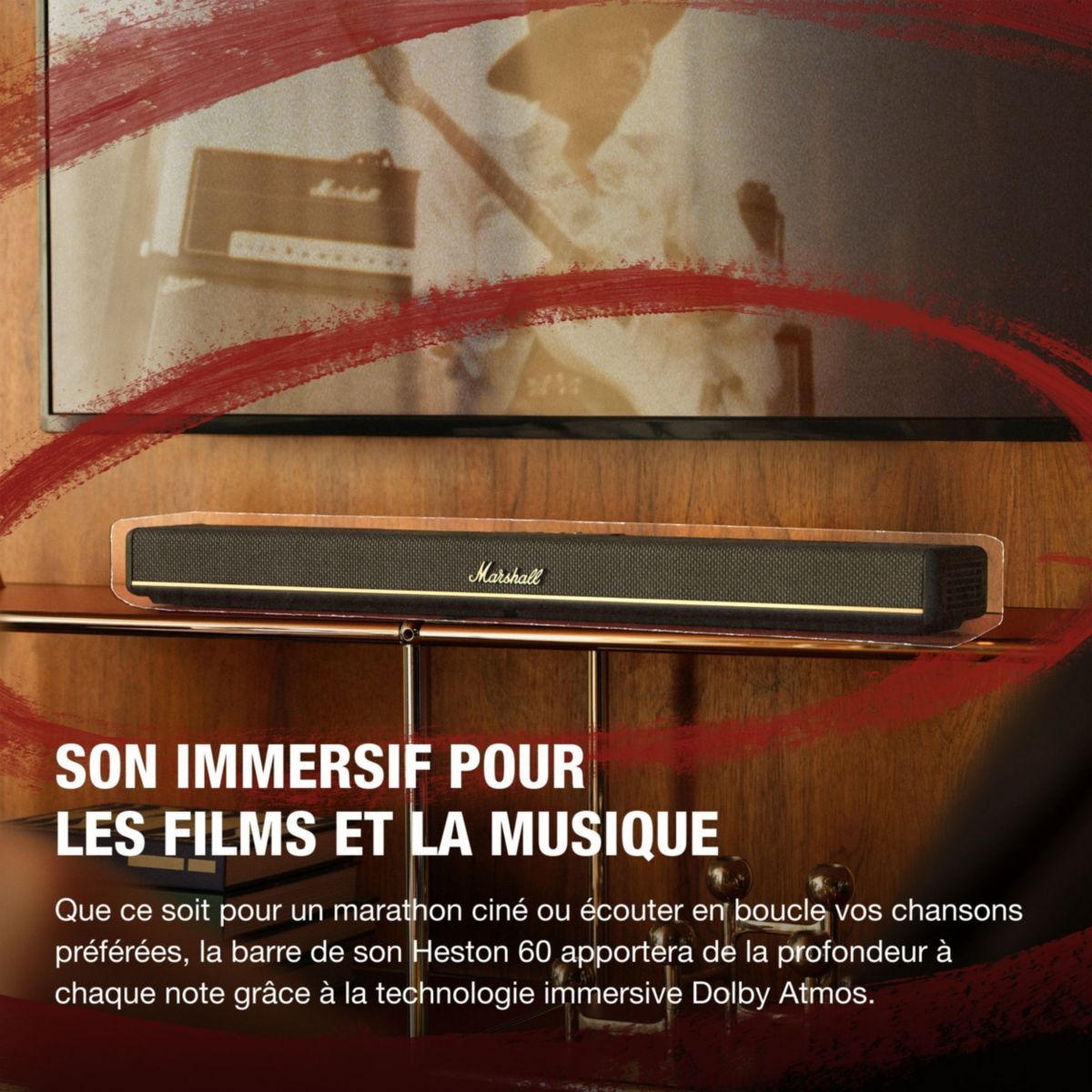 Barre de son HESTON 60 Crème crème, MARSHALL