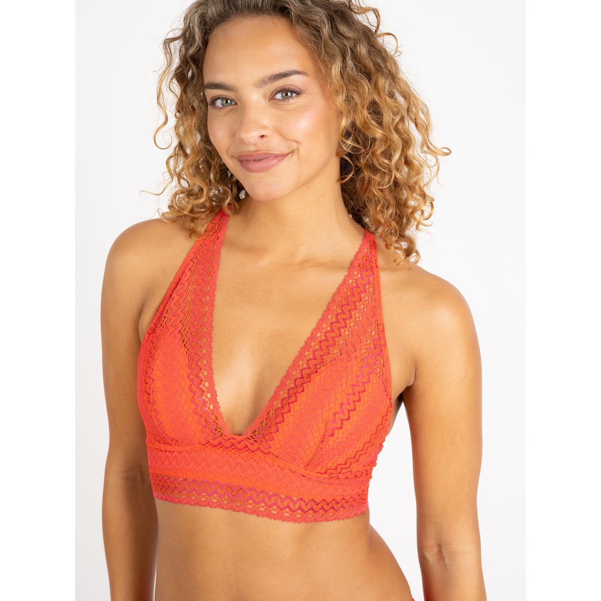 Soutien-gorge triangle sans armatures à coques GAIA orange, PASSIONATA