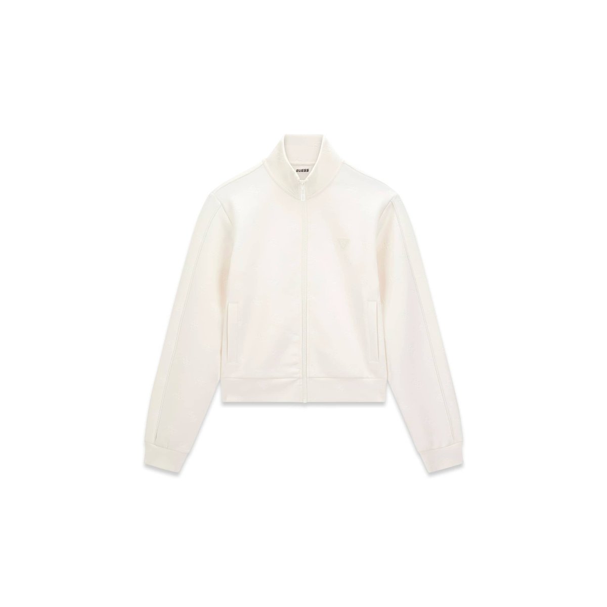 Sweatshirt Avec Logo 4G crème, GUESS