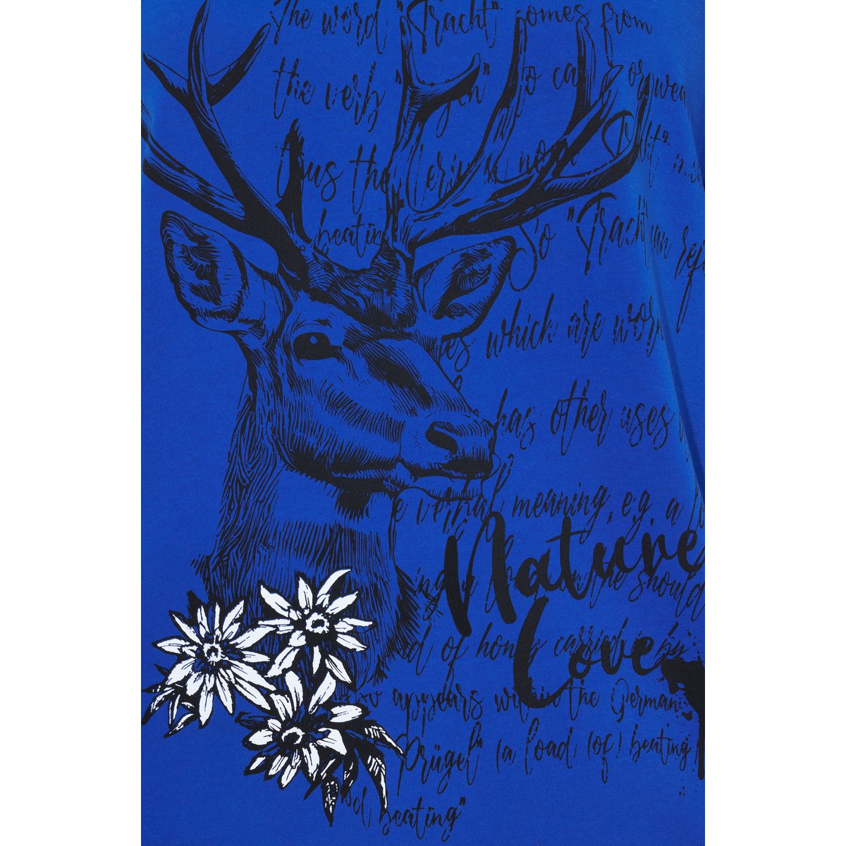 T-shirt à imprimé esprit traditionnel bleu roi, ULLA POPKEN
