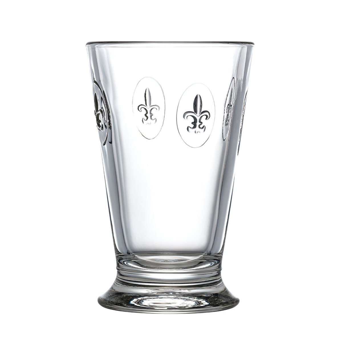 Lot de 6 long drinks, FLEUR DE LYS transparent, LA ROCHERE