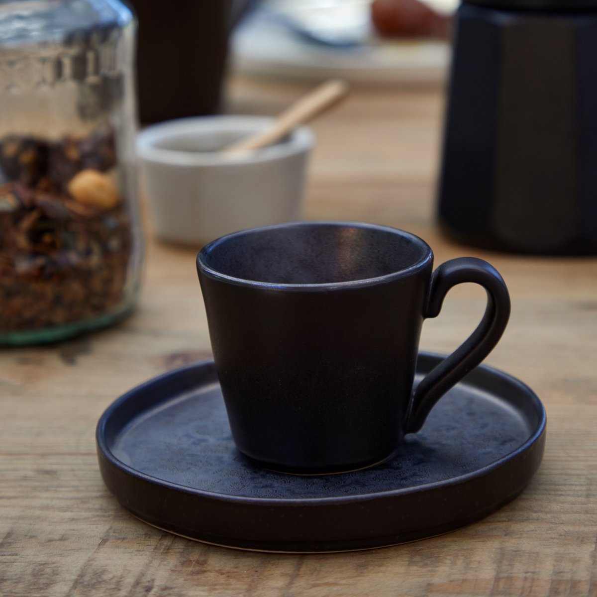 Tasse à café et soucoupe 0.09 L LAGOA metal, COSTA NOVA