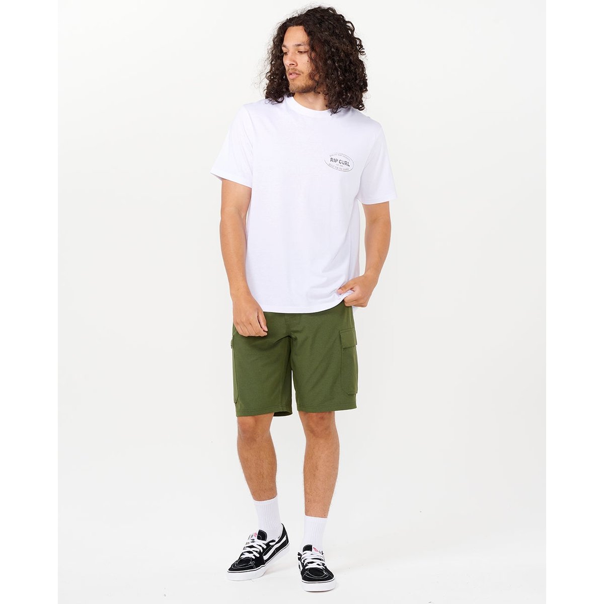 Walk Short BOARDWALK CLASSIC SURF CARGO olive foncé, RIP CURL