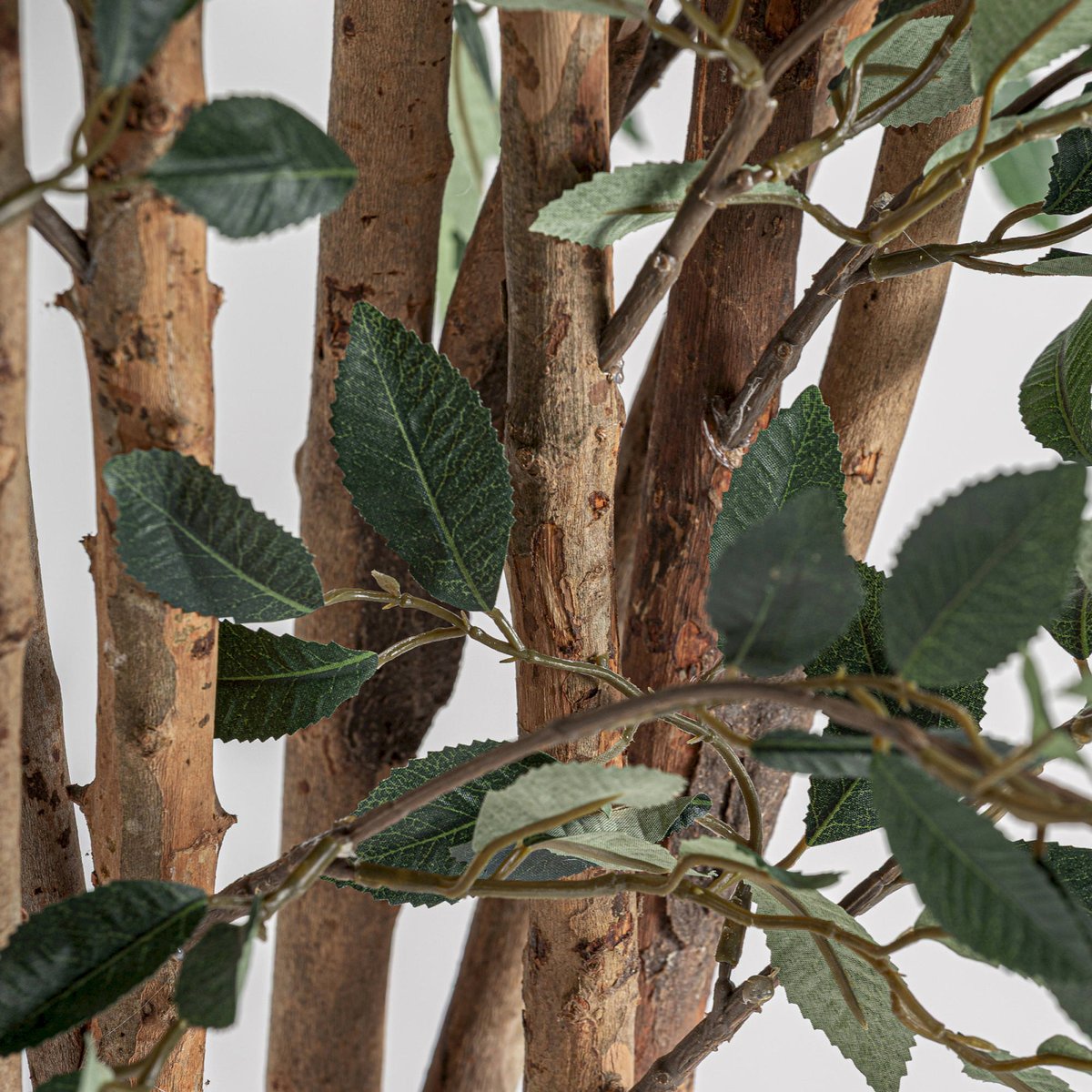 Ficus artificiel décoratif contemporain vert et marron, RECOLLECTION