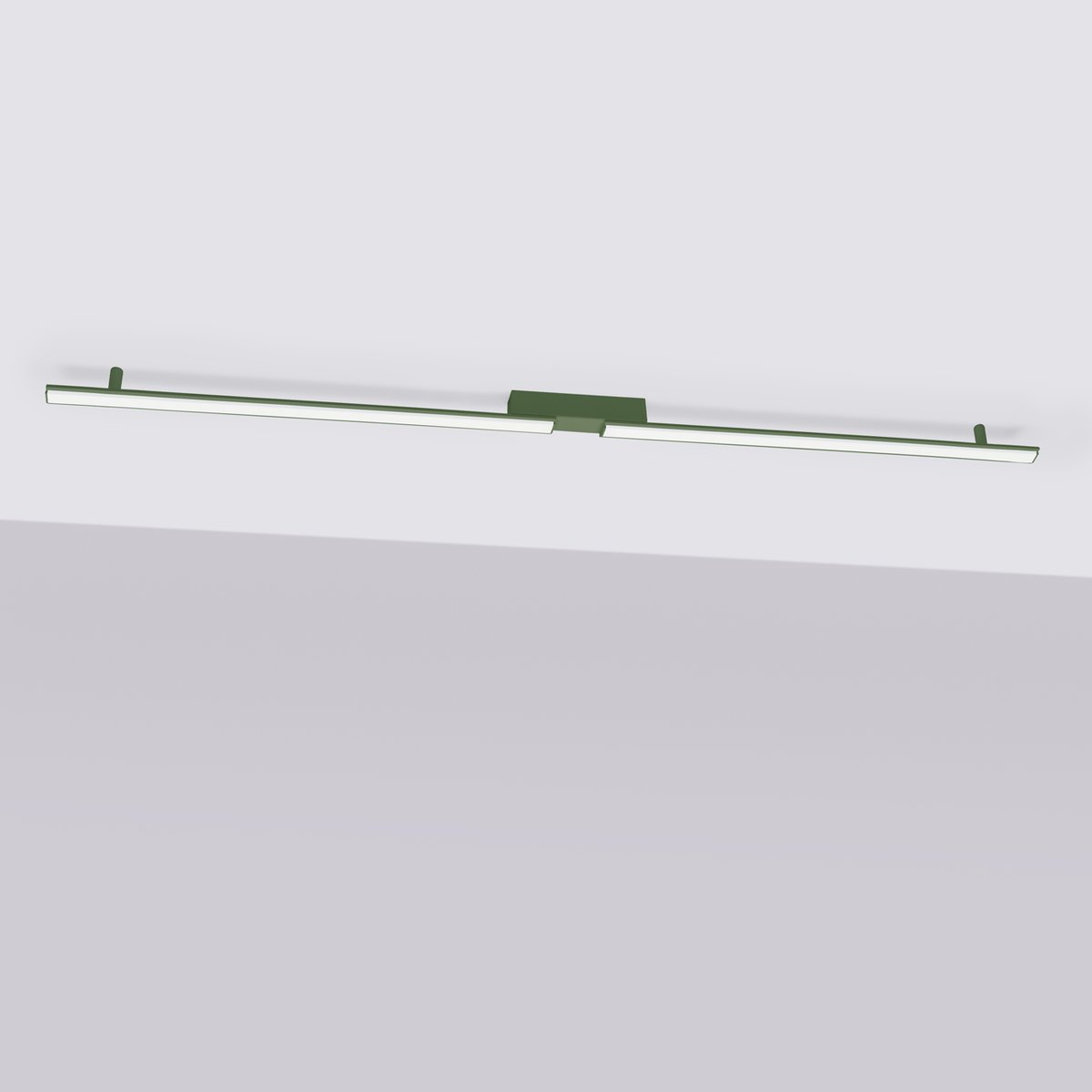 Plafonnier Aluminium Vert Olive LED 2 Lagom vert olive, EDEN