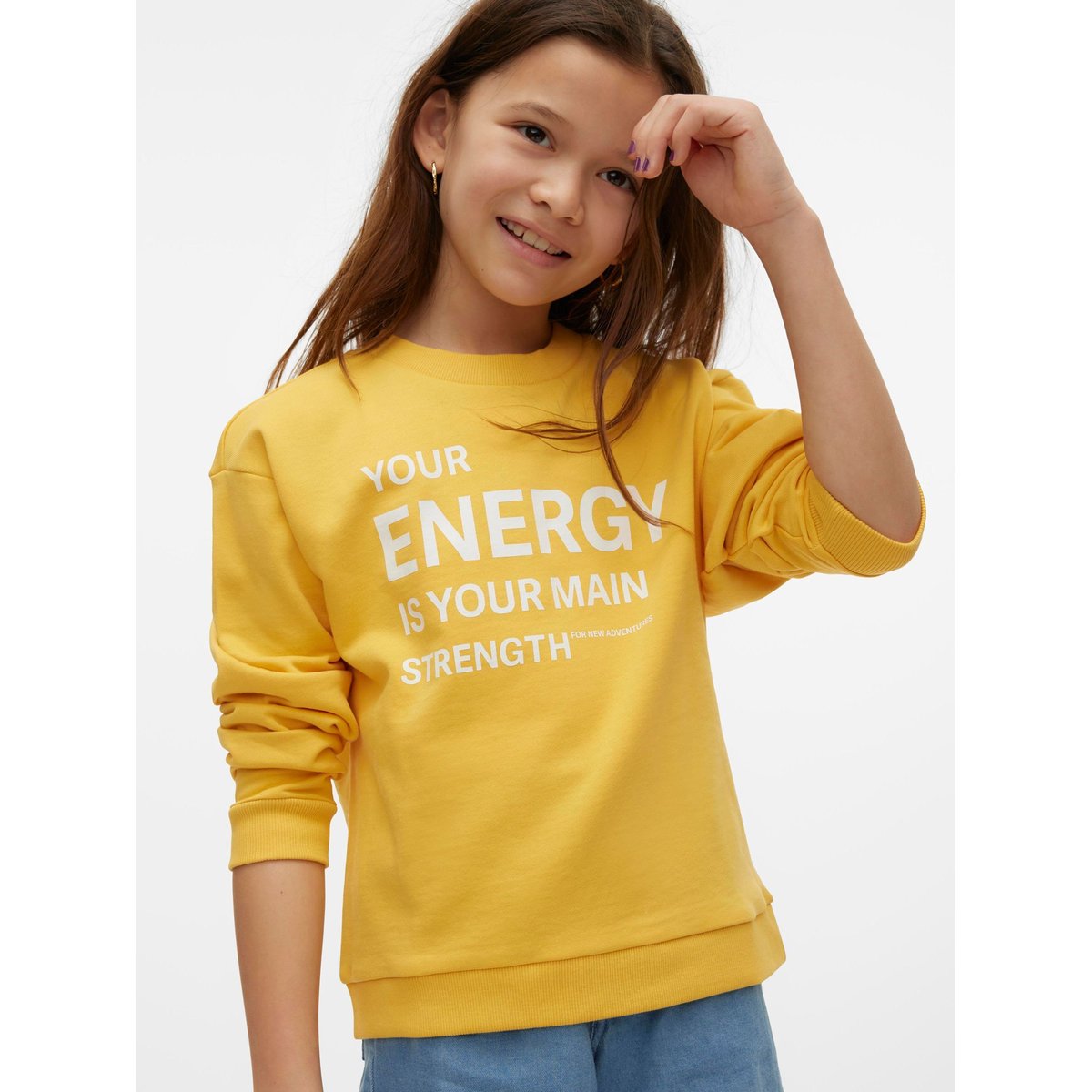 Sweat-Shirt golden cream, VERO MODA