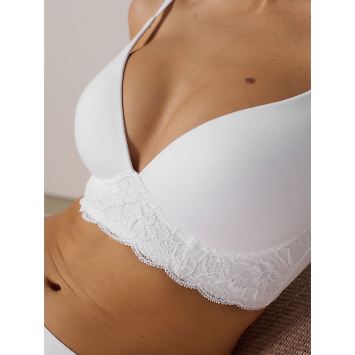 Soutien-gorge sans armatures blanc, NEXT