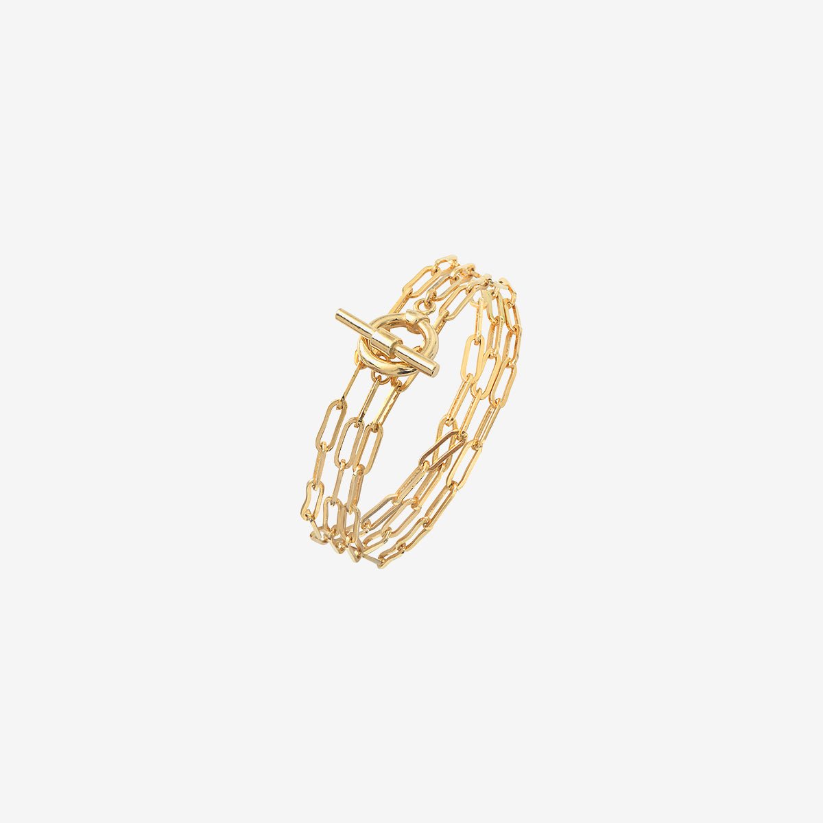 Collier / bracelet 3 tours doré - janis doré, CAROLINE NAJMAN