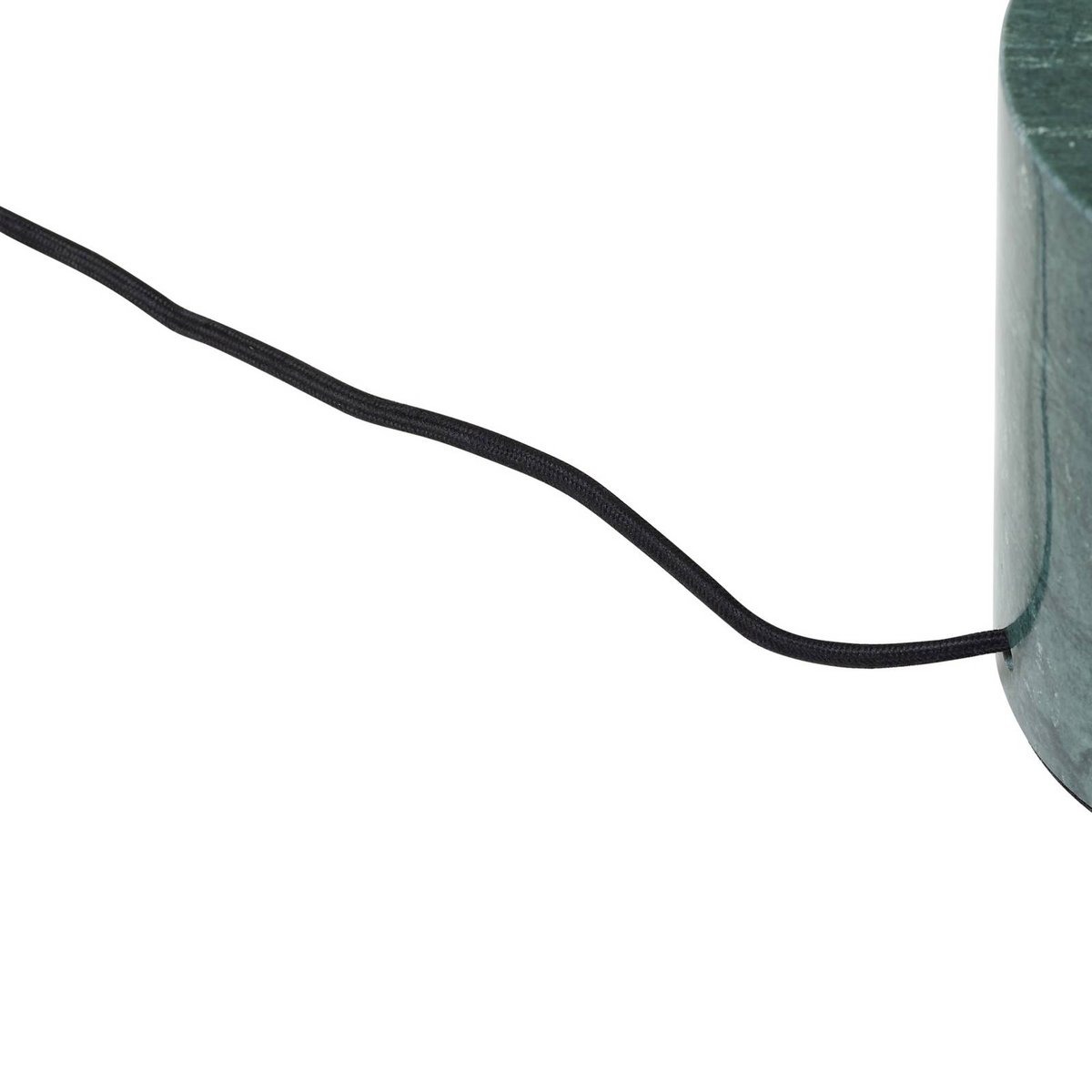 Lampadaire en verre vintage, Branford blanc, vert, LINDBY