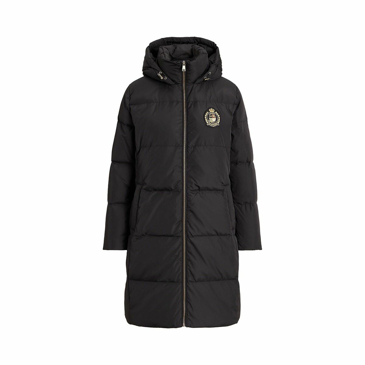 Long Hooded Padded Jacket black, LAUREN RALPH LAUREN