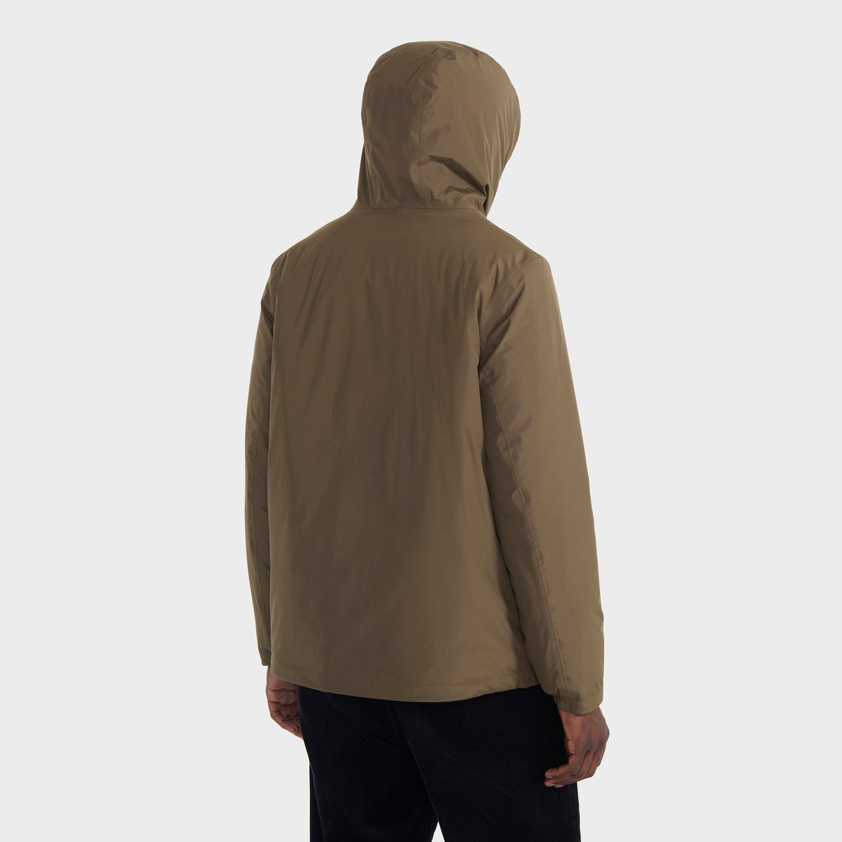 Veste MTD coupe-vent zippée kaki, AIGLE