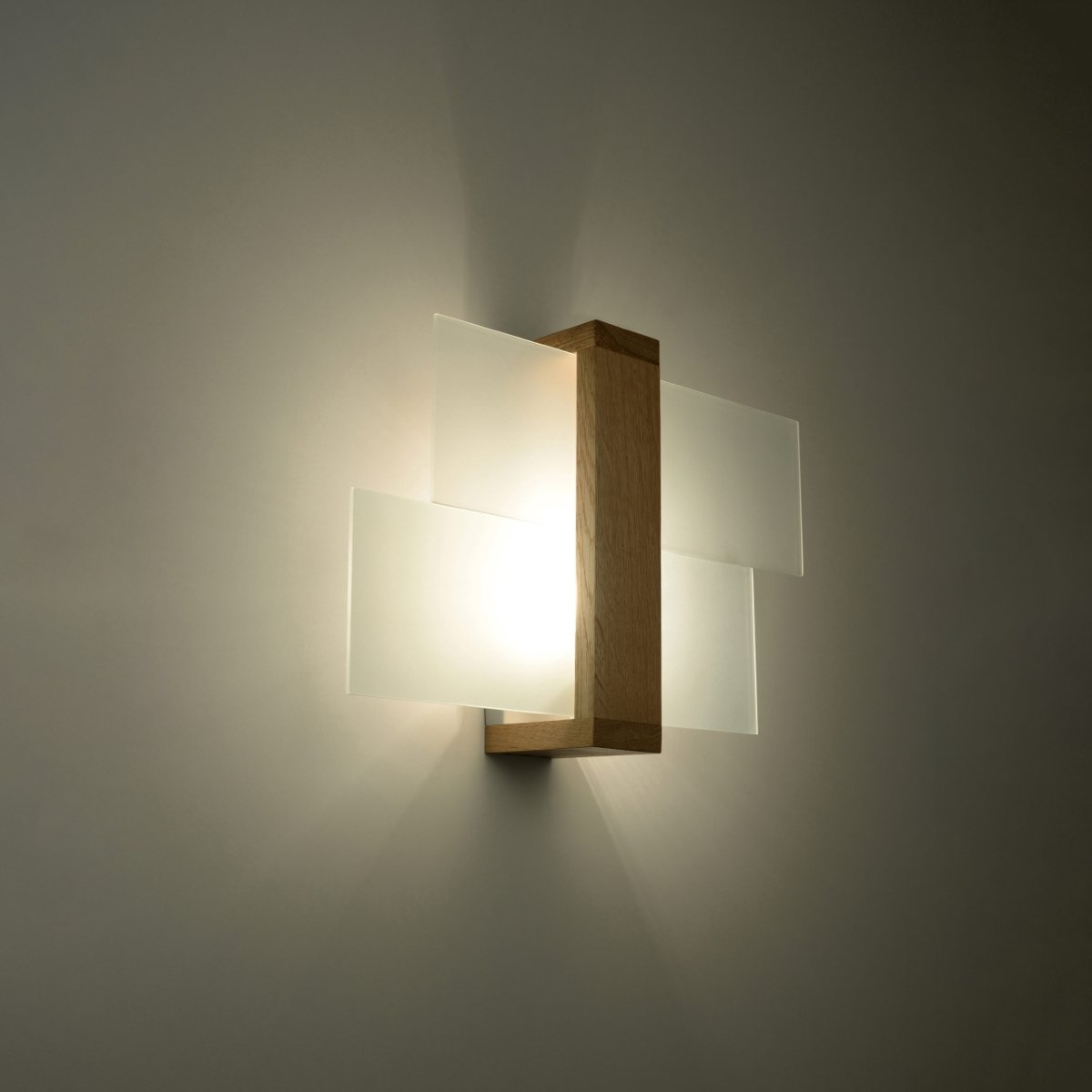 Applique Bois Bois Naturel E27 1 Feniks marron, EDEN