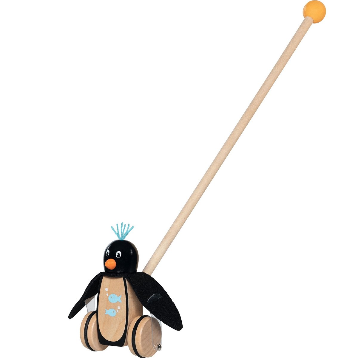 Pablo le pingouin à pousser noir, GOKI