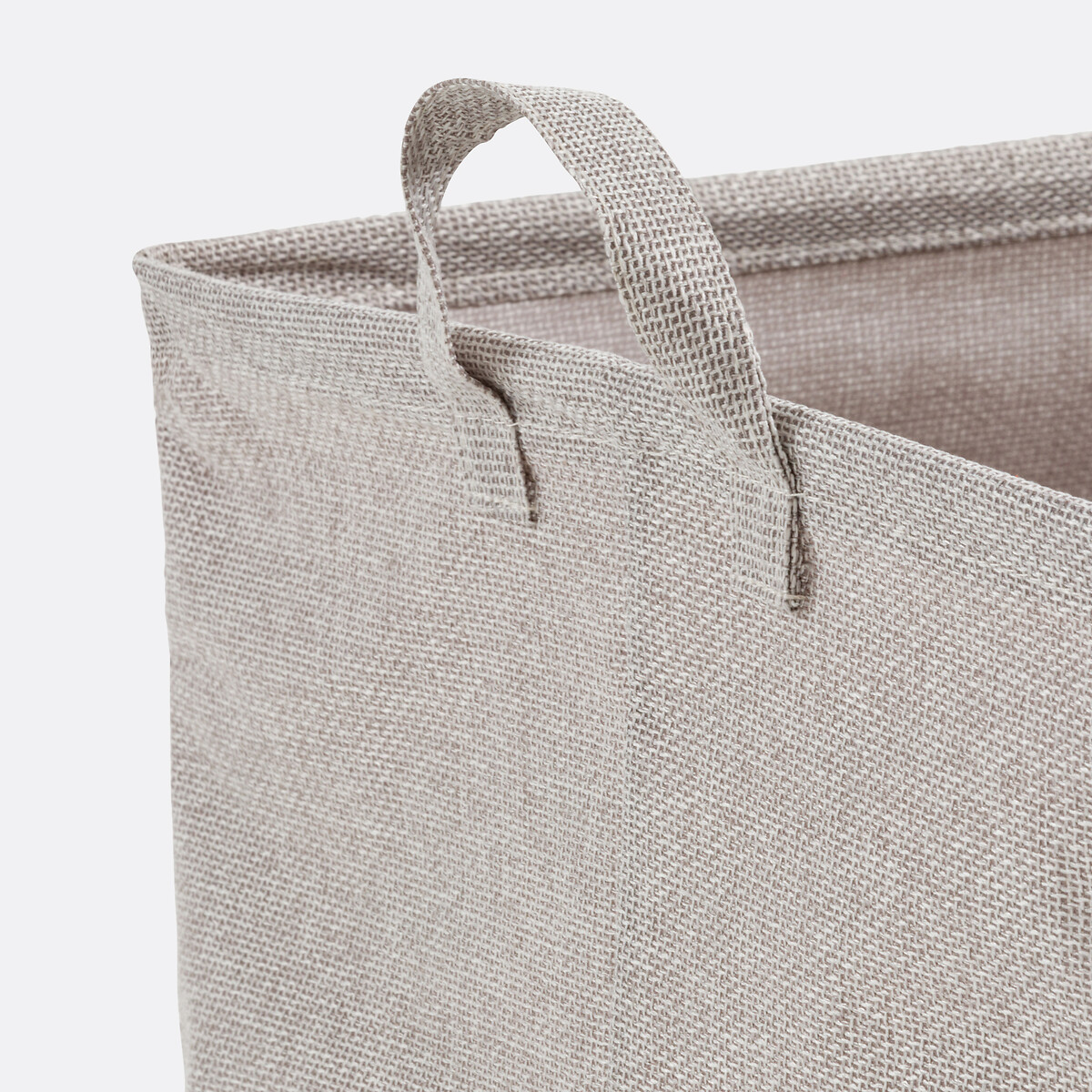 Panière 100% polyester, Lihoa gris clair, LA REDOUTE INTERIEURS