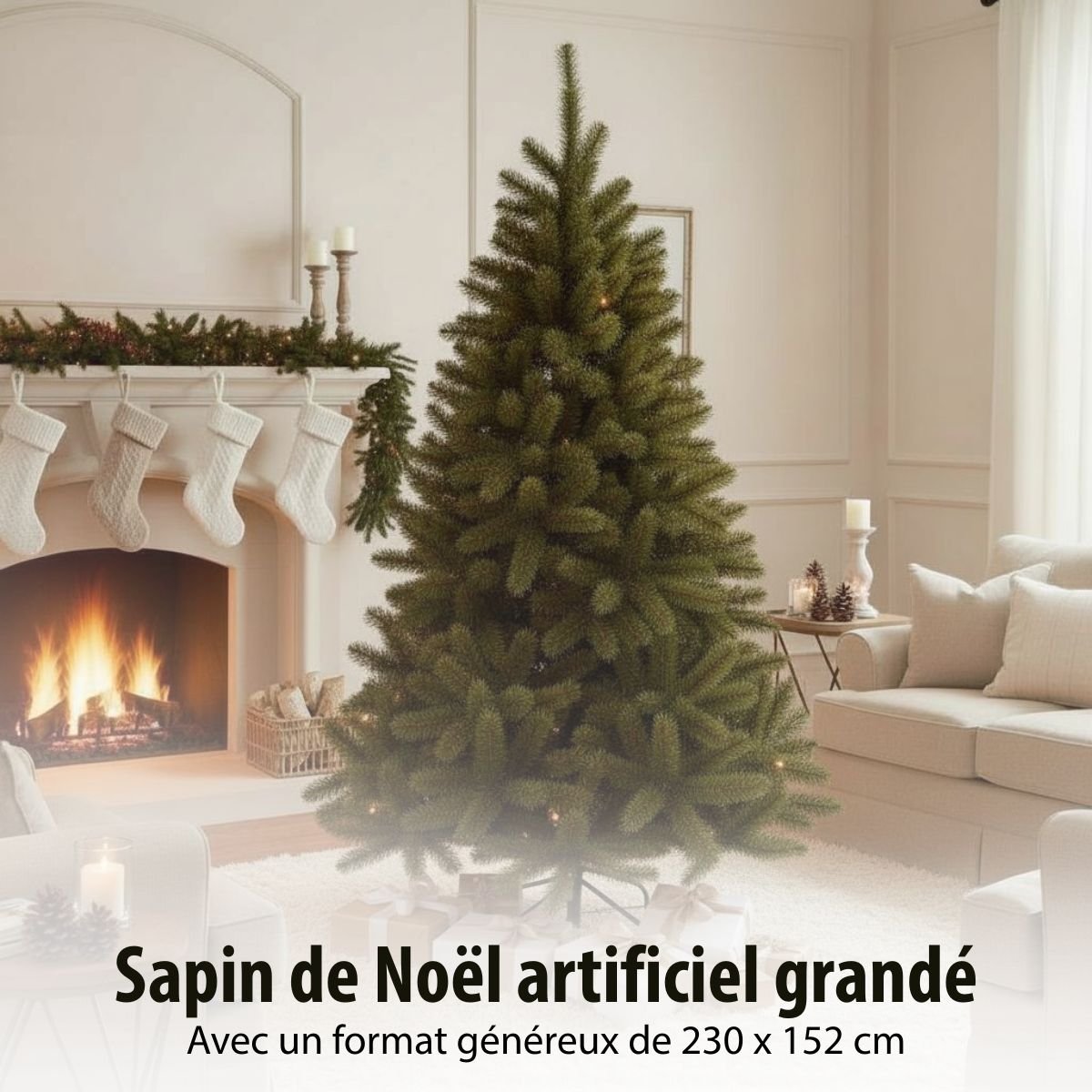 Sapin de Noël H230 cm BRISTLECONE vert, TRIUMPH TREE