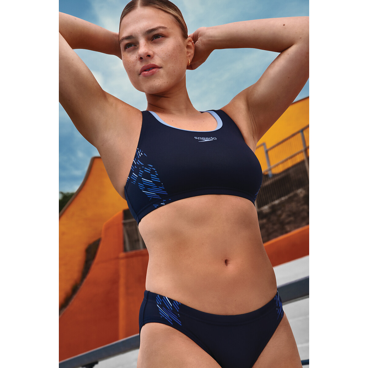 Placement Tankini black/blue, SPEEDO