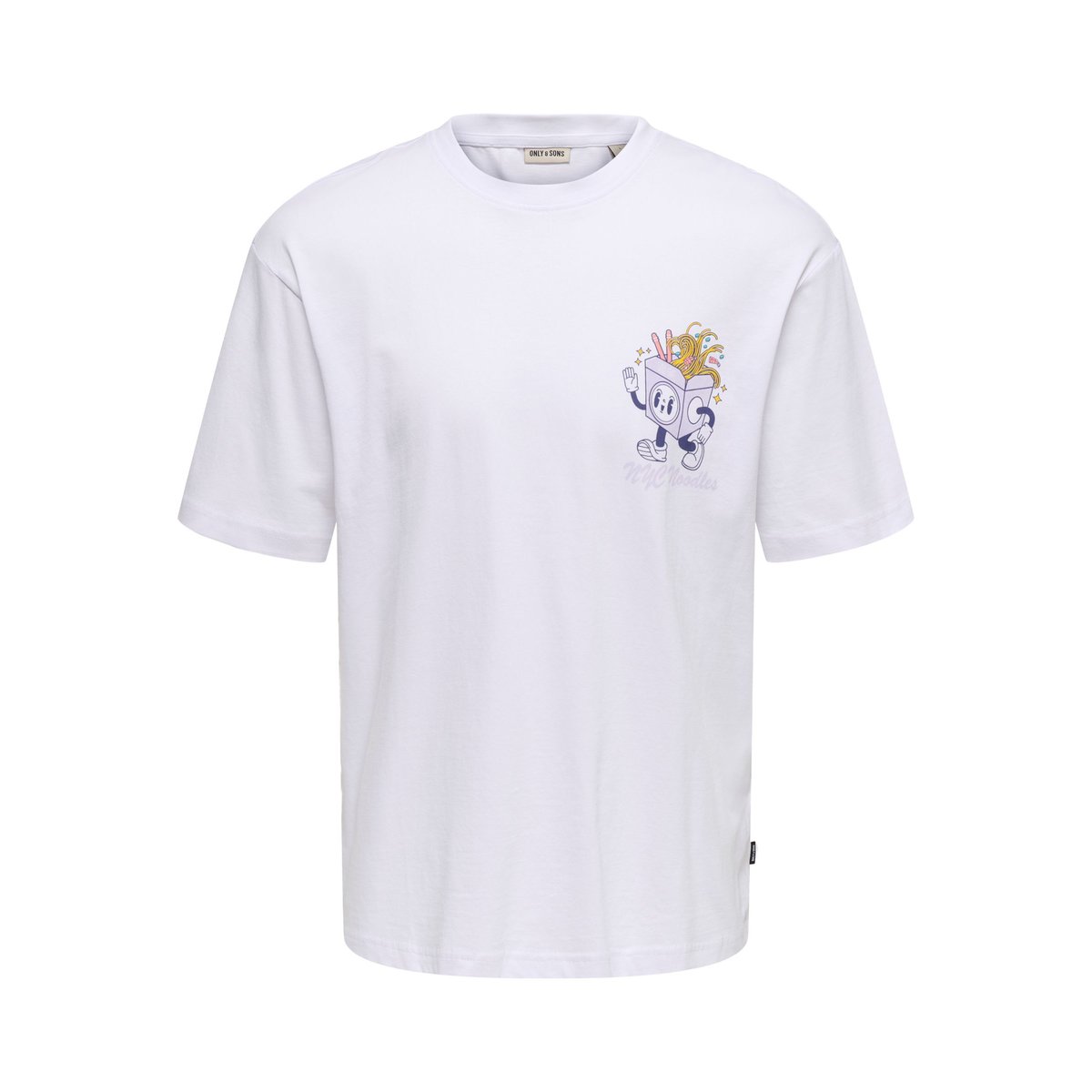 T-Shirt bright white, ONLY & SONS