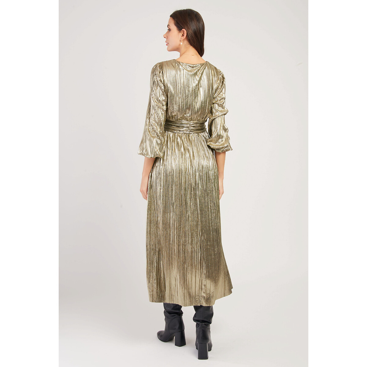 Vassiliki Midi Dress in Tribal Print gold-coloured, DERHY