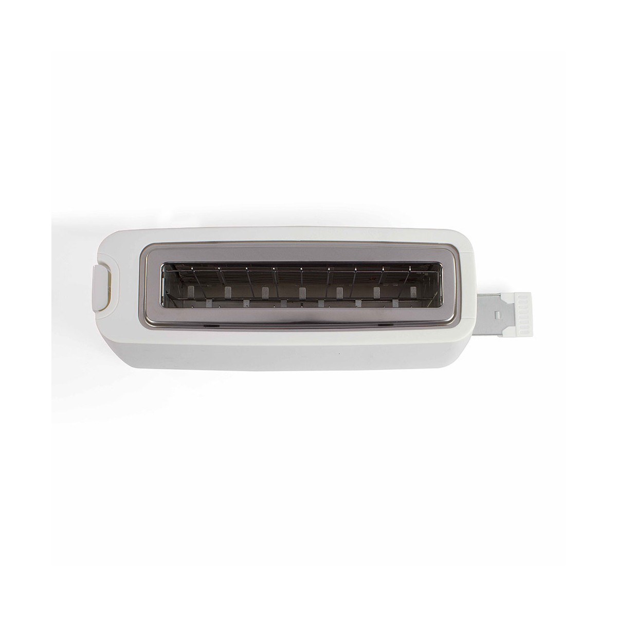 Grille-pain fente longue blanc, LIVOO