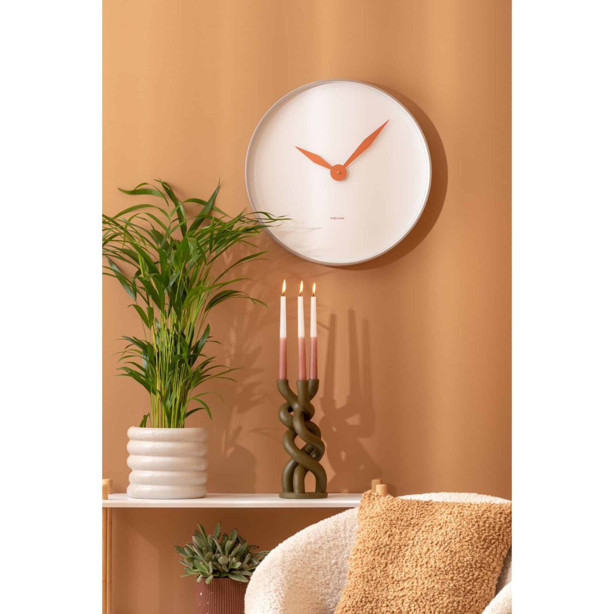 Horloge Murale Fer ALBATROSS gris, KARLSSON