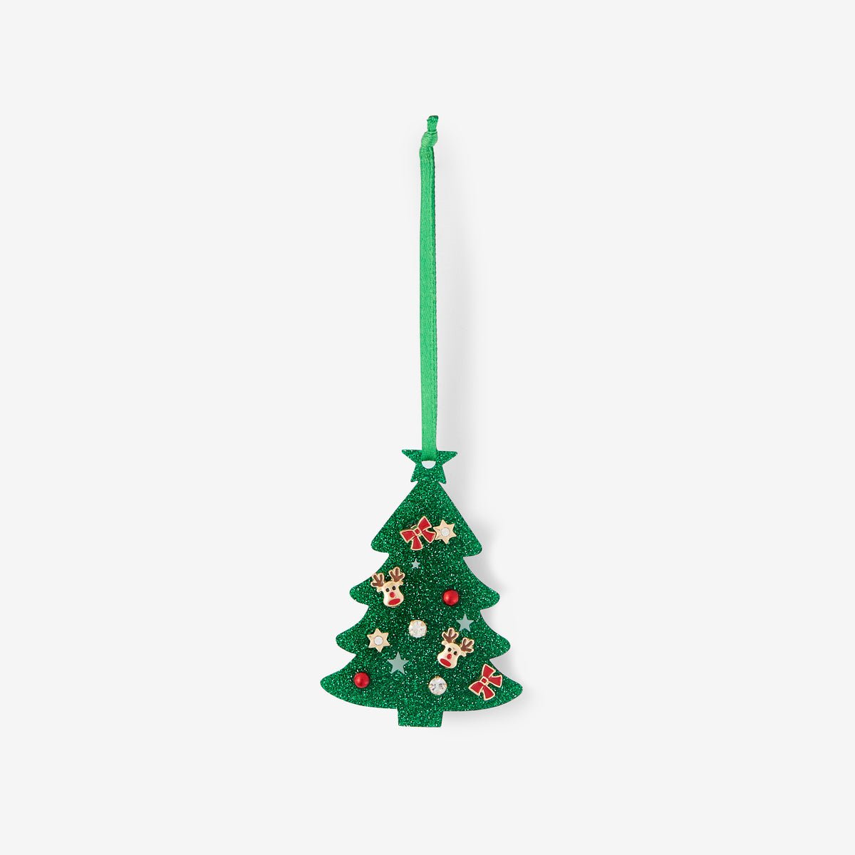 Set de boucles d'oreilles de Noël à suspendre - Sapin vert, BALABOOSTE