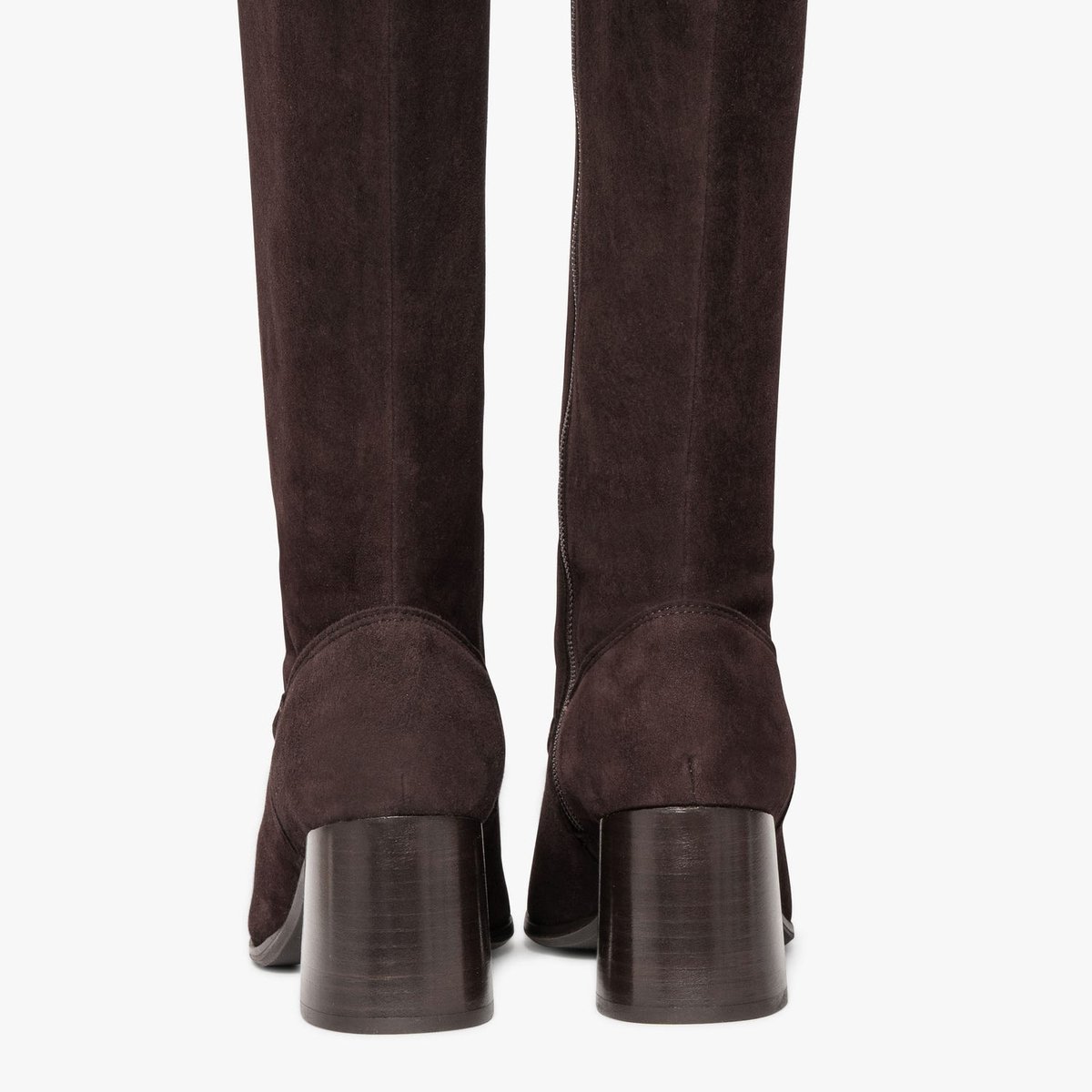 Botte À Talon en cuir JOSEPHINE-S marron chocolat, BOCAGE