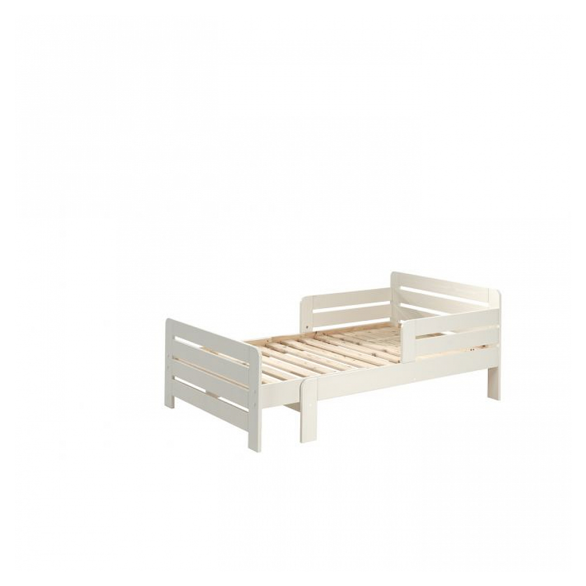 Lit évolutif JUMPER 140 avec matelas - blanc couleur unique, VIPACK