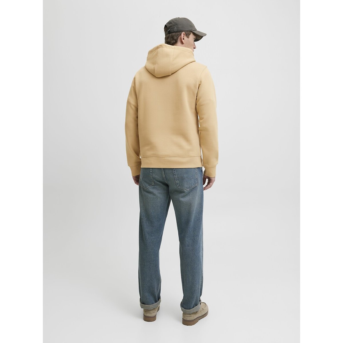Sudadera con capucha amarillo, JACK & JONES
