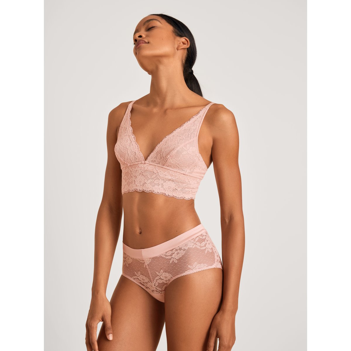 Soutien-gorge soft, Cradle to Cradle Certified® Viscose CIRCULAR ROMANCE rose pêche, CALIDA