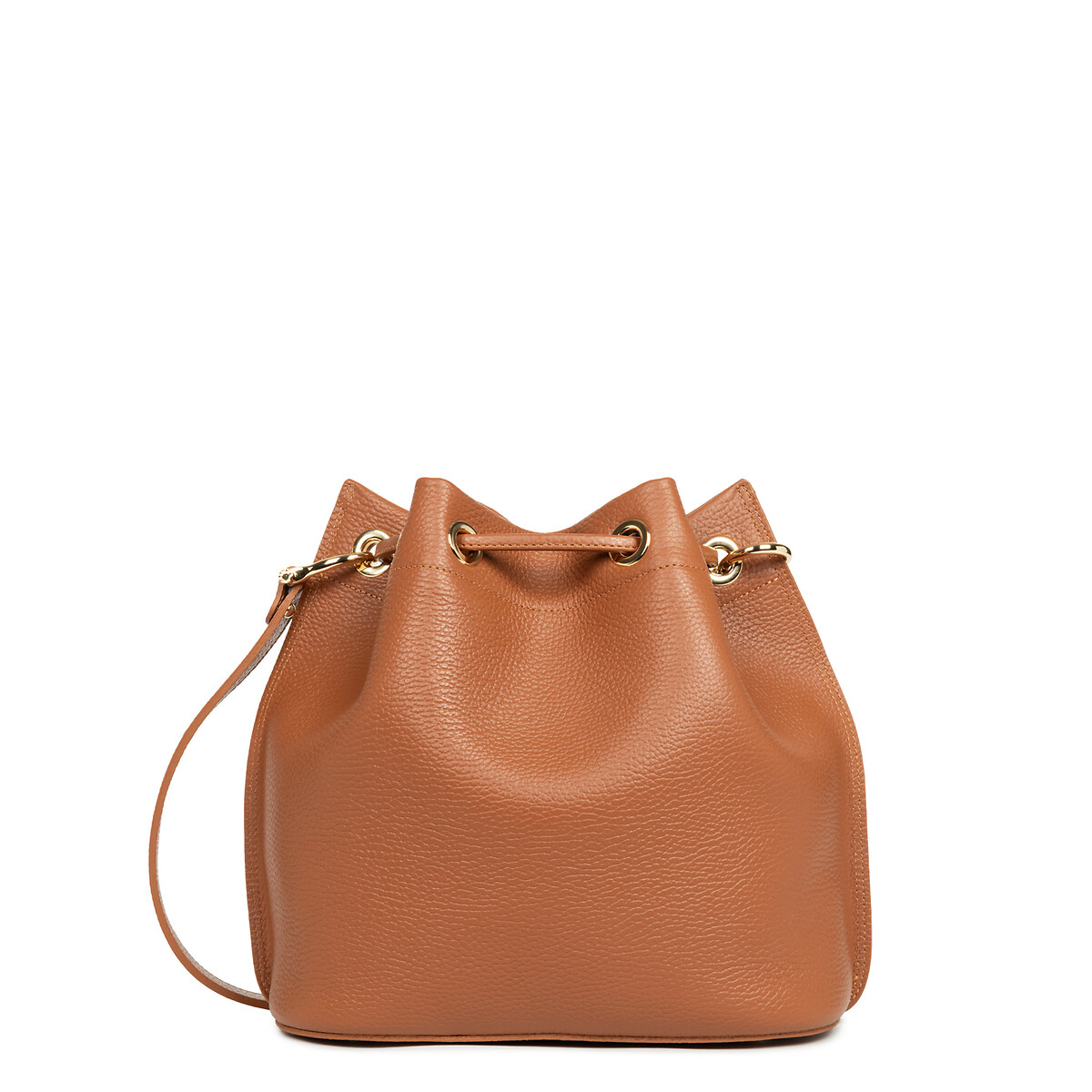 Sac bourse à lacets coulissants M ALBA DOUBLE camel, LANCASTER
