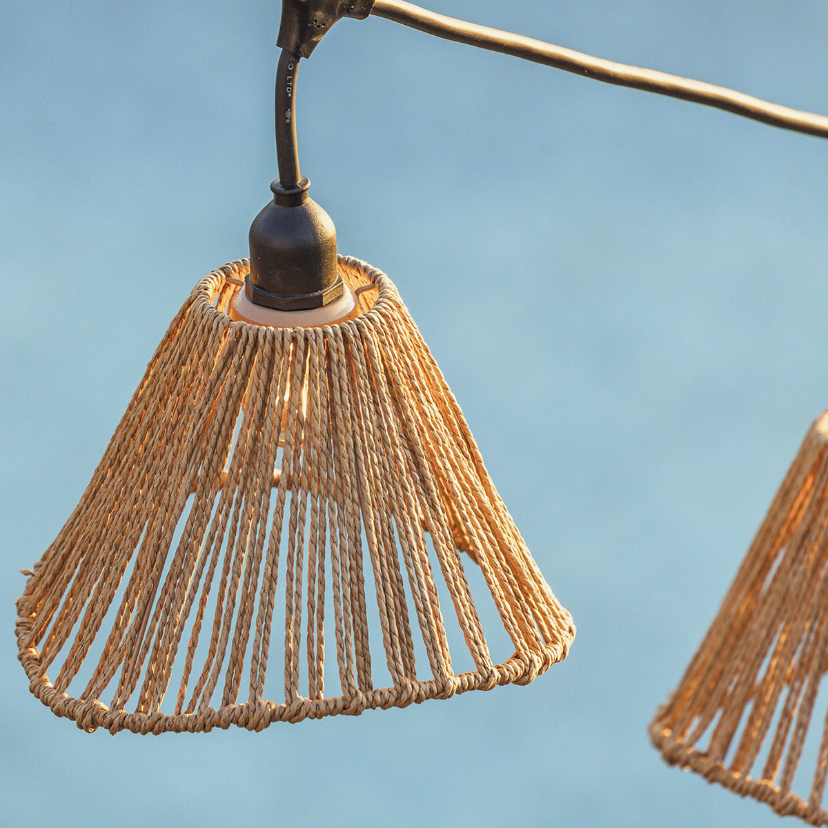 Guirlande connectable E27 RAFFY STRING beige, LUMISKY