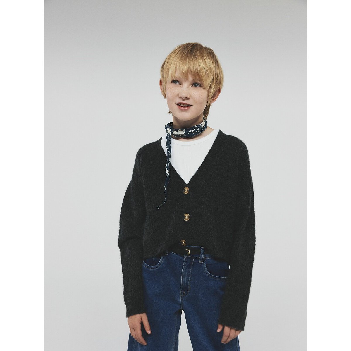 Cardigan uni noir, NAME IT