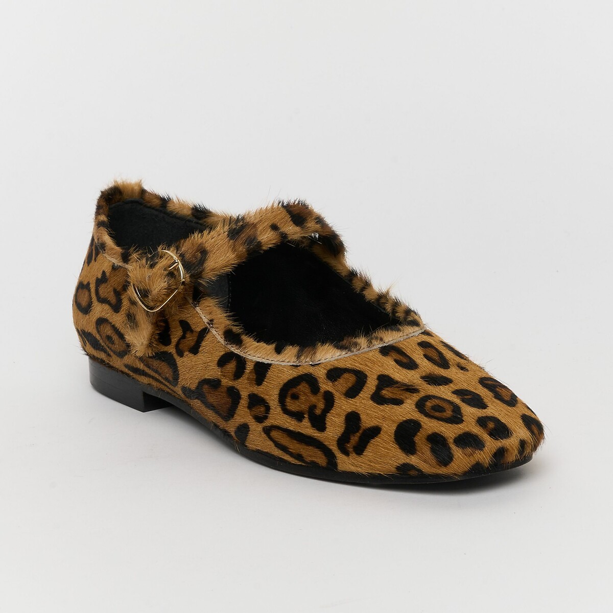 Claudette Leopard Print Ballet Pumps leopard print, PETITE MENDIGOTE