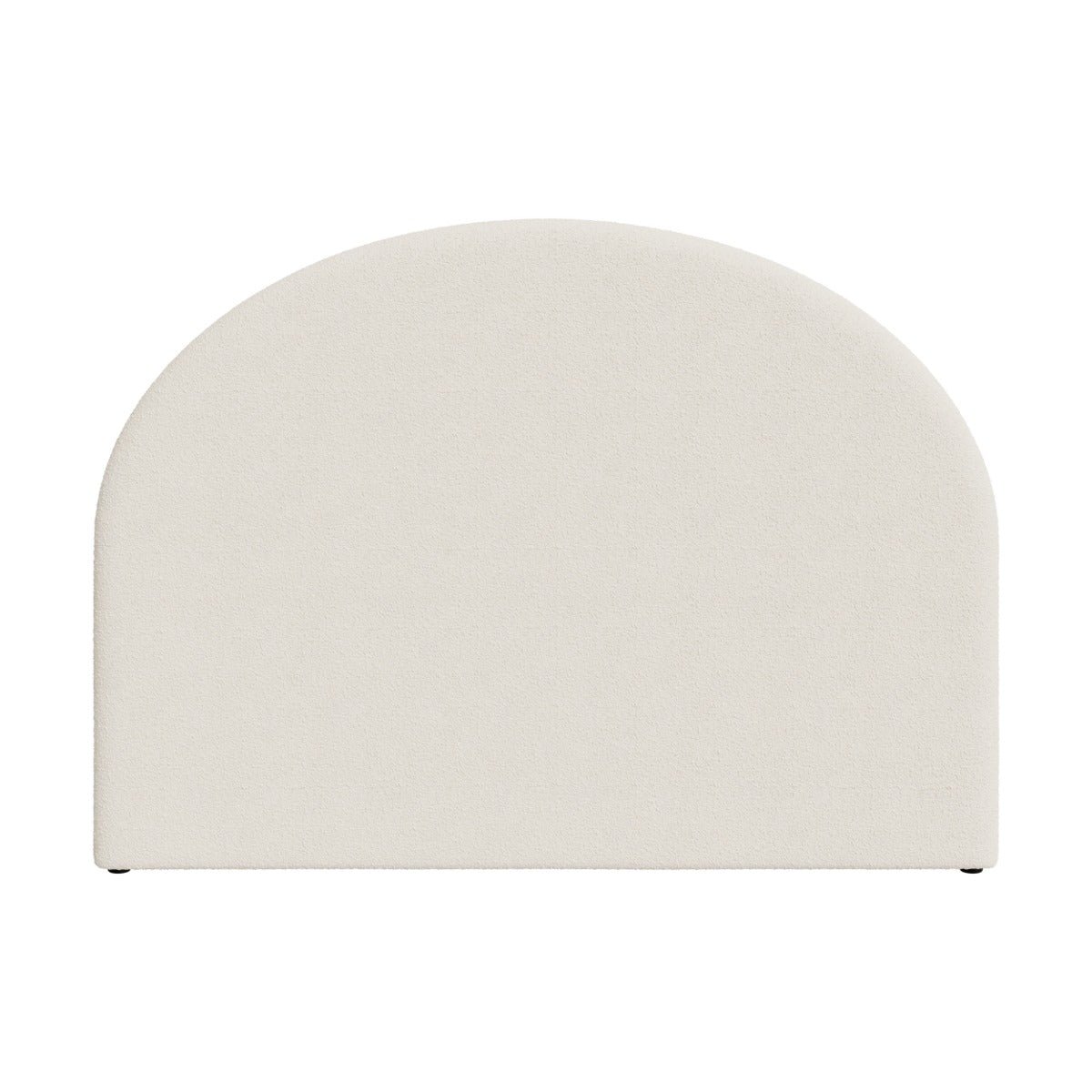 Tête de lit en tissu bouclé 160 cm - EVA beige, MAISON PAVANE