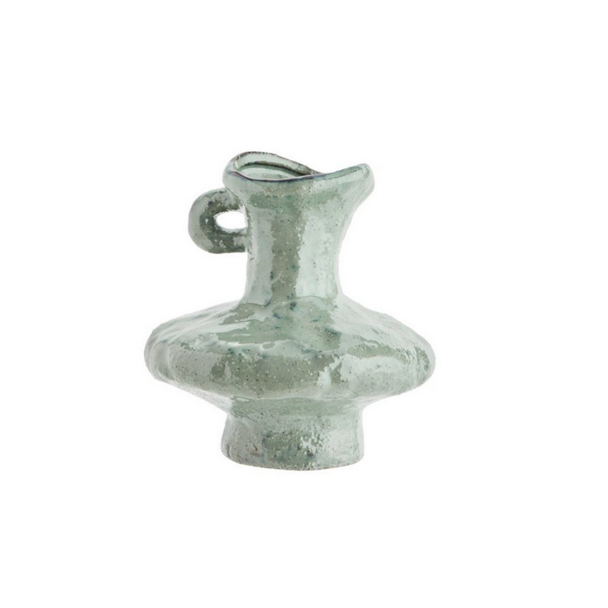 Petit vase artisanal grès vert jade, MADAM STOLTZ