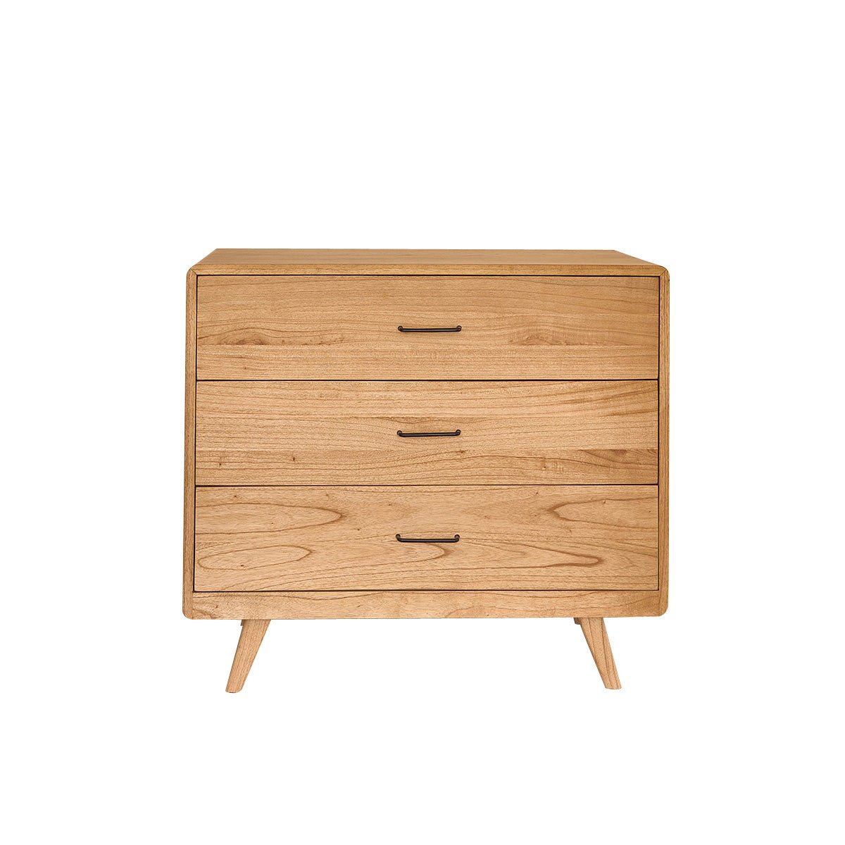 Buffet en bois massif 90 cm 3 tiroirs LEOPOLD naturel, BERAH GETAH