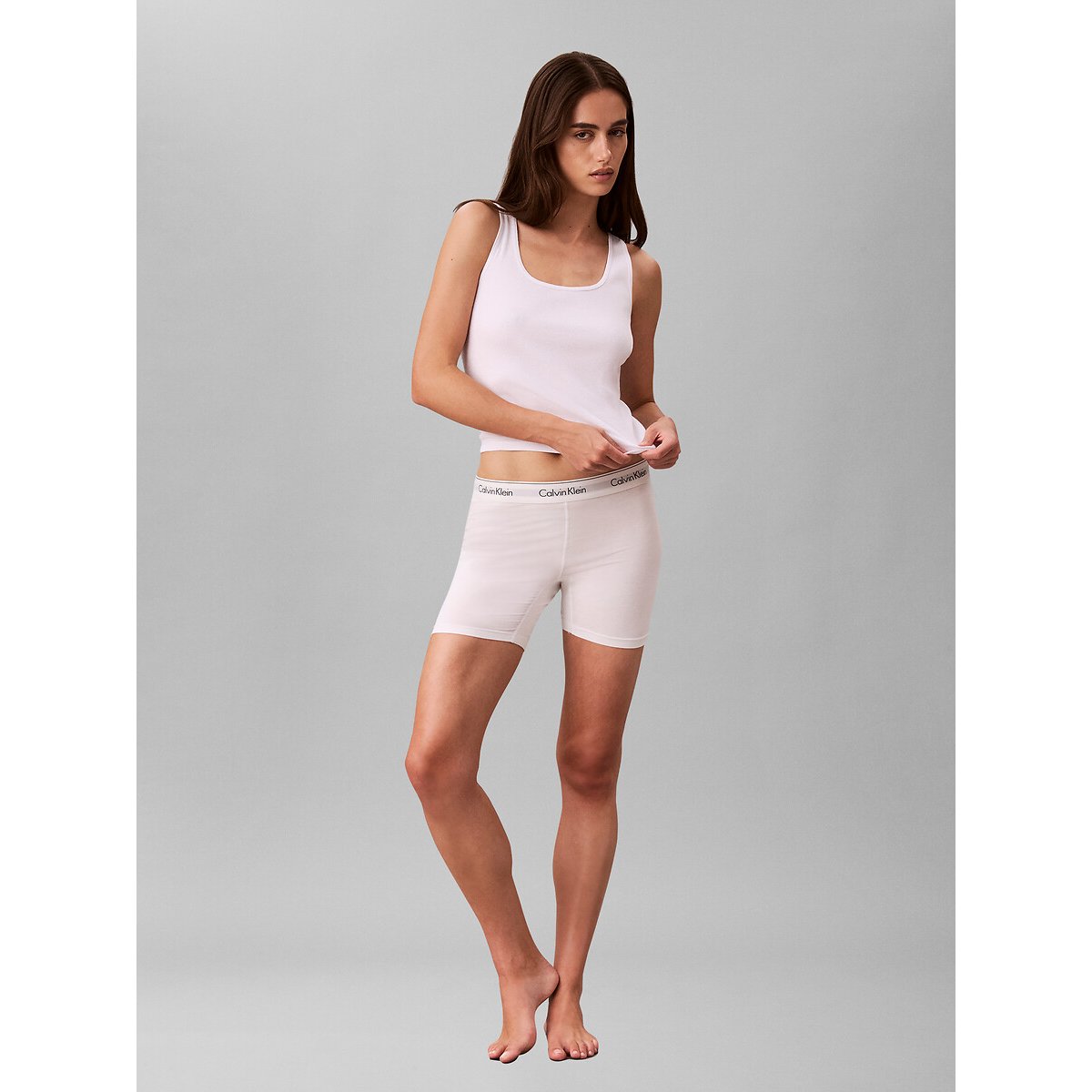 Confezione da 3 top nero + bianco + grigio, CALVIN KLEIN UNDERWEAR