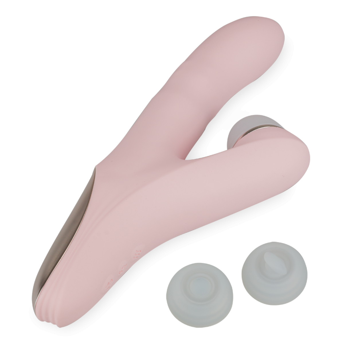 vibromasseur rabbit rotatif et 3 becs stimulants Absolute rose, LOVE AND VIBES