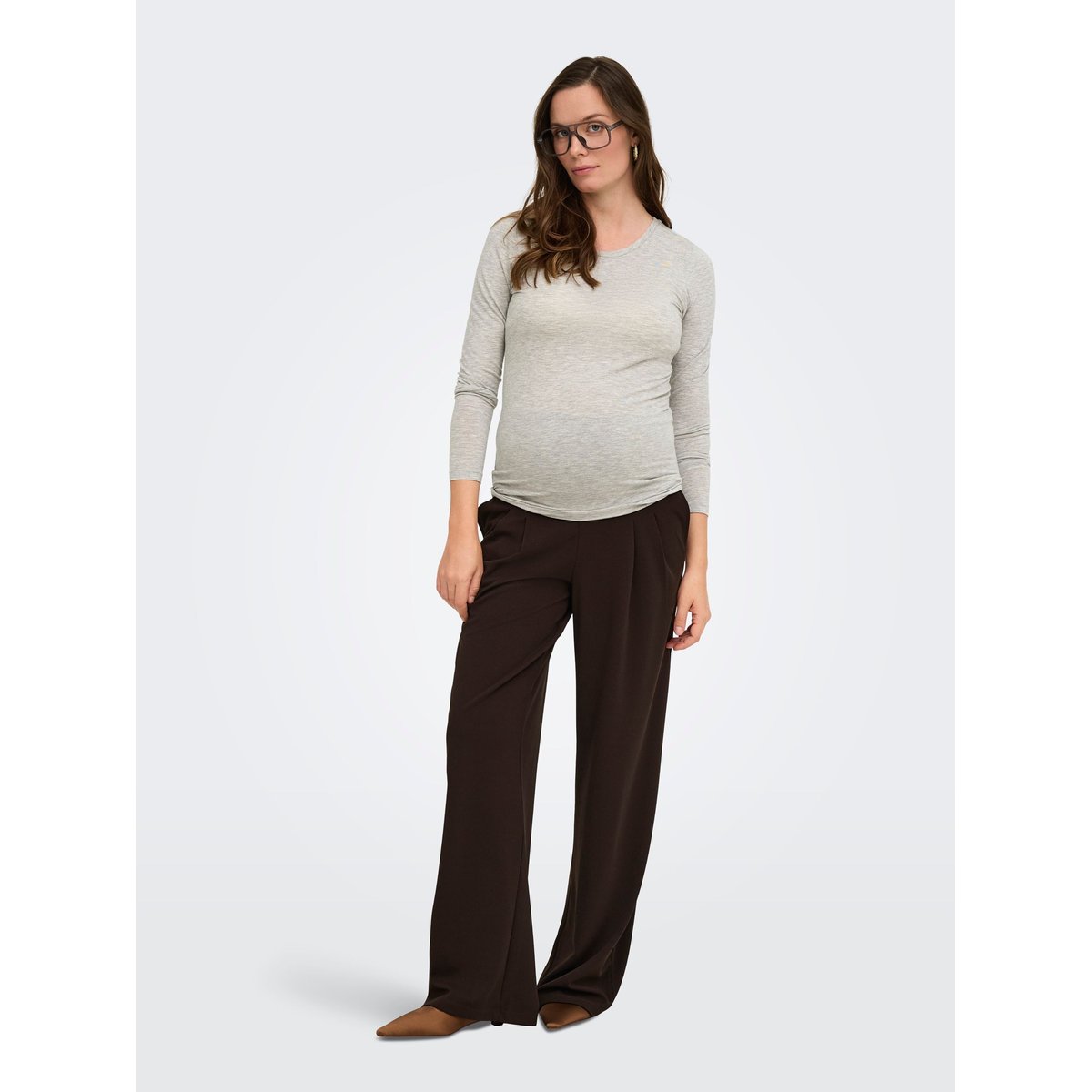 Pantalon marron - coffee bean 1, ONLY