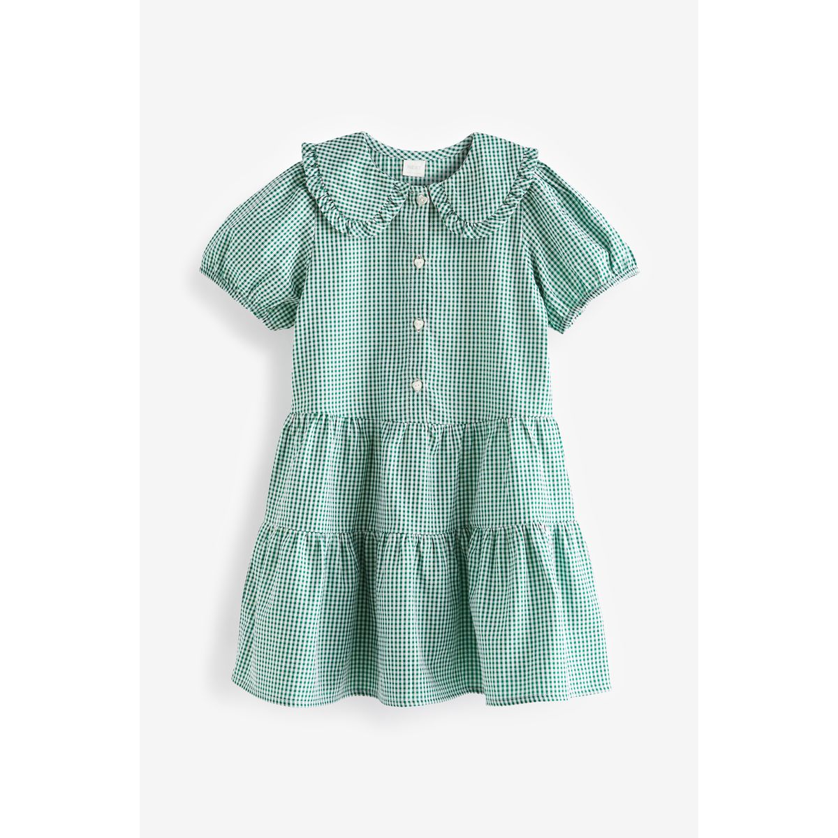 Robe pour l'école avec joli col à superpositions vert, NEXT