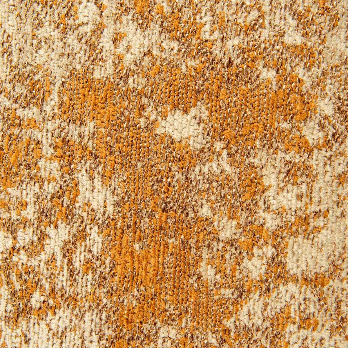 Tapis rectangulaire, Dorsoduro jaune ocre patiné et sable, RECOLLECTION