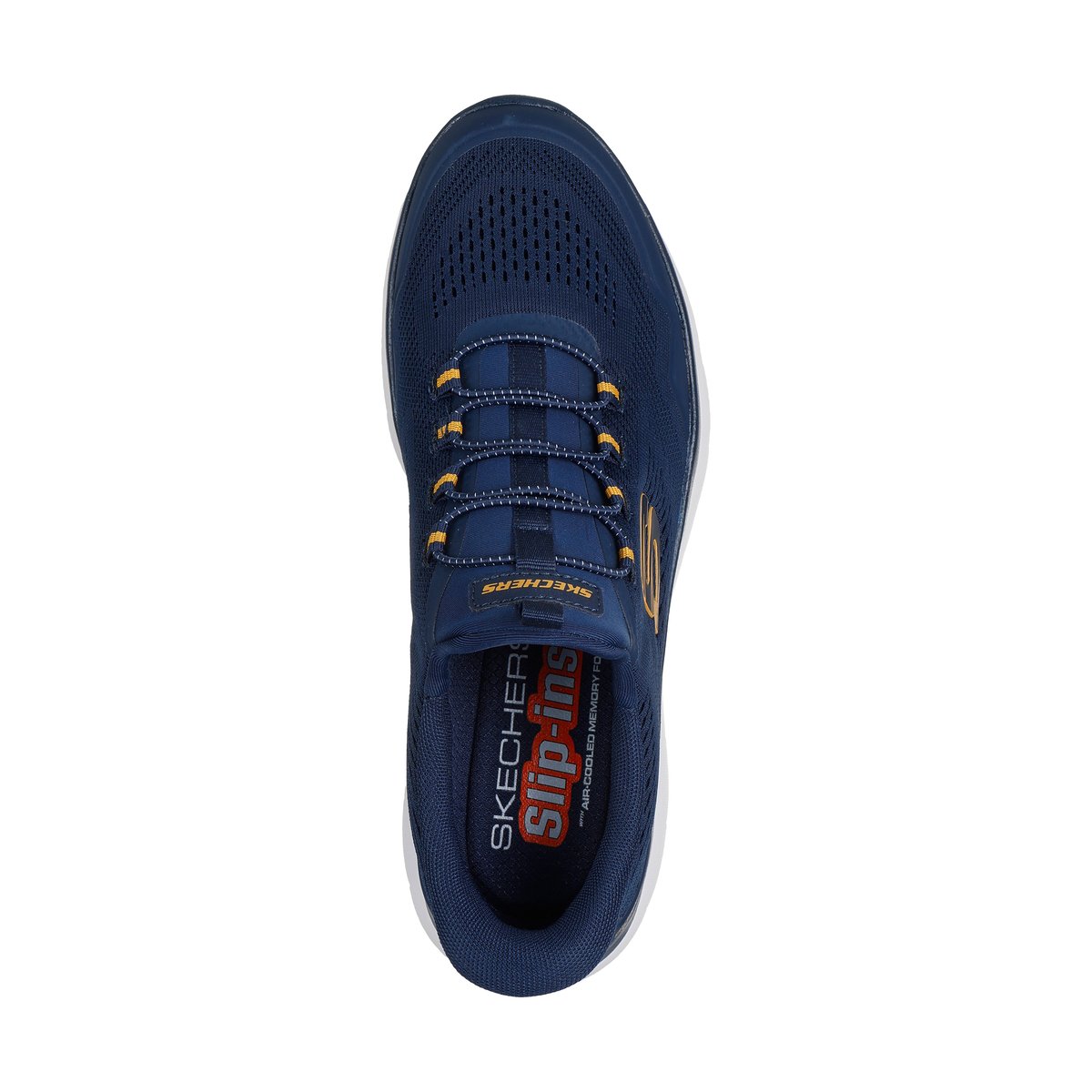 Basket Basse à Lacets Summits Top Rate marine jaune, SKECHERS