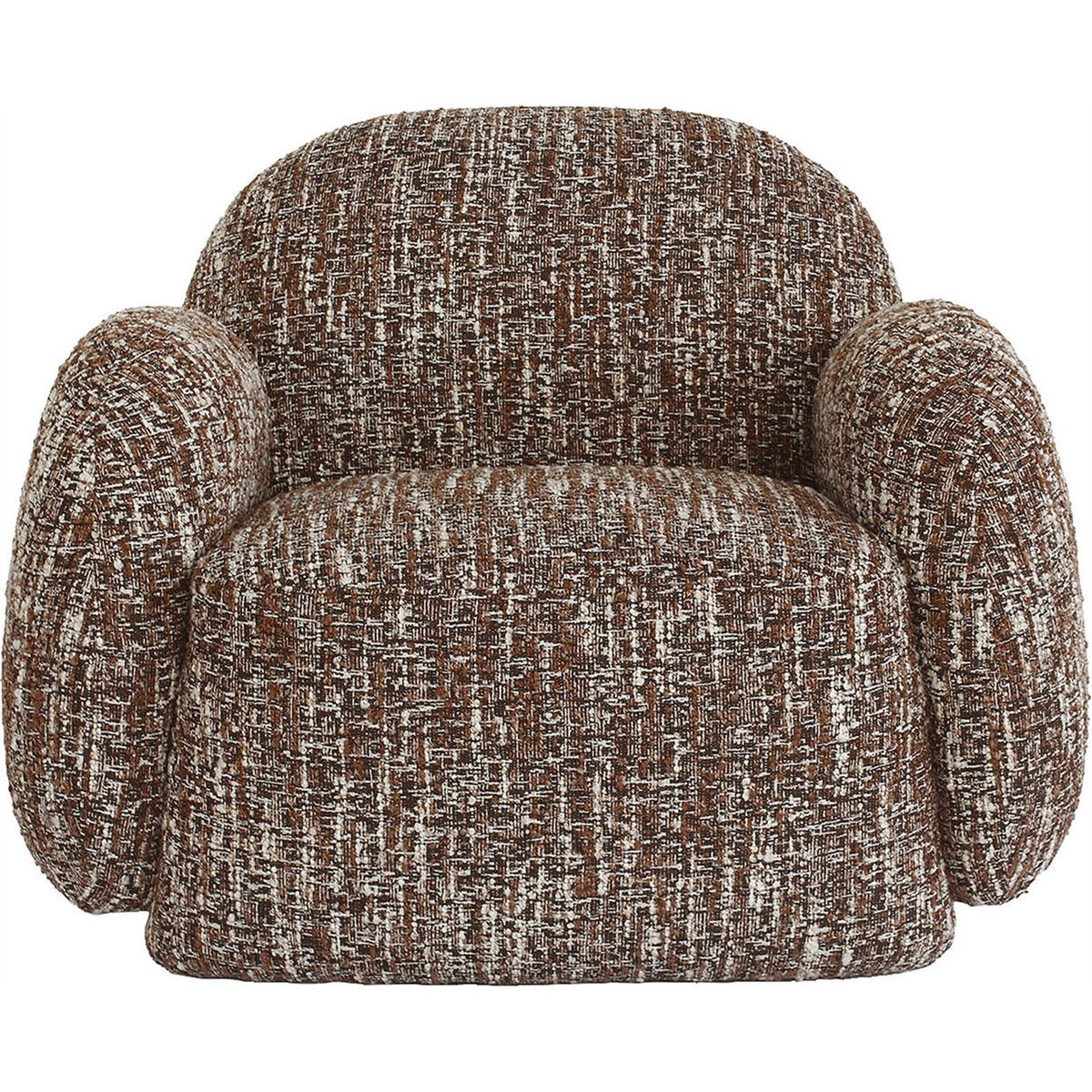 Fauteuil lounge enveloppant en tissu texturé terra magic, RECOLLECTION