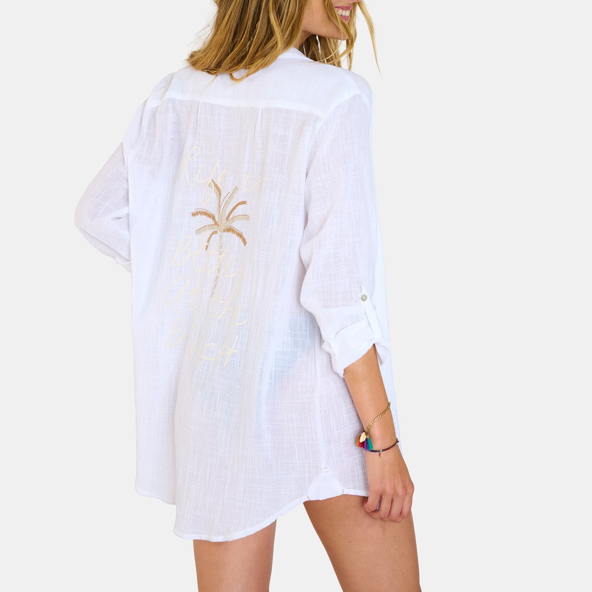 Chemise Garel - ZELENA blanc, BANANA MOON